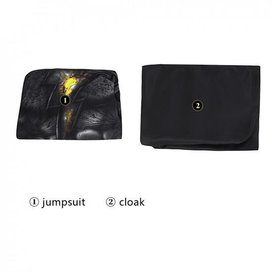 2022 Black Adam Kids Jumpsuit with Cloak 2022 Black Adam Kids Jumpsuit with Cloak