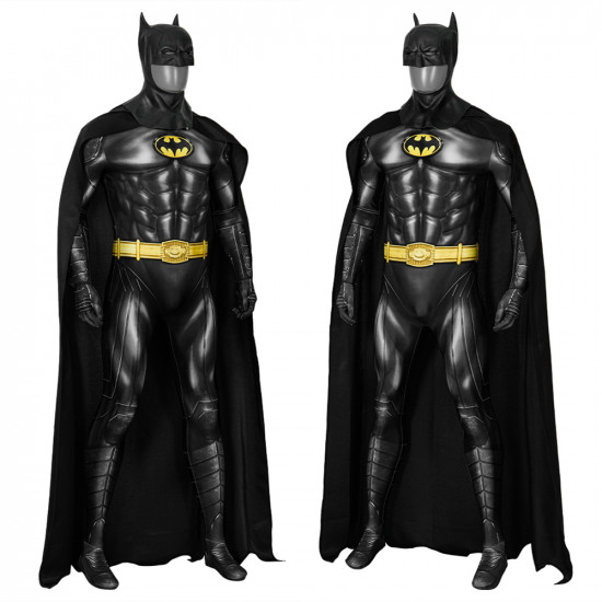 2023 Movie The Flash Batman Cosplay Jumpsuit with Cloak 2023 Movie The Flash Batman Cosplay Jumpsuit with Cloak