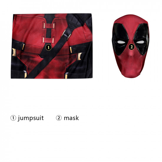 2024 Deadpool 3 Deadpool Cosplay Jumpsuit 2024 Deadpool 3 Deadpool Cosplay Jumpsuit