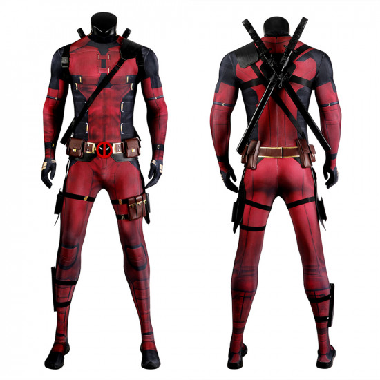2024 Deadpool 3 Deadpool Cosplay Jumpsuit Full Set 2024 Deadpool 3 Deadpool Cosplay Jumpsuit Full Set