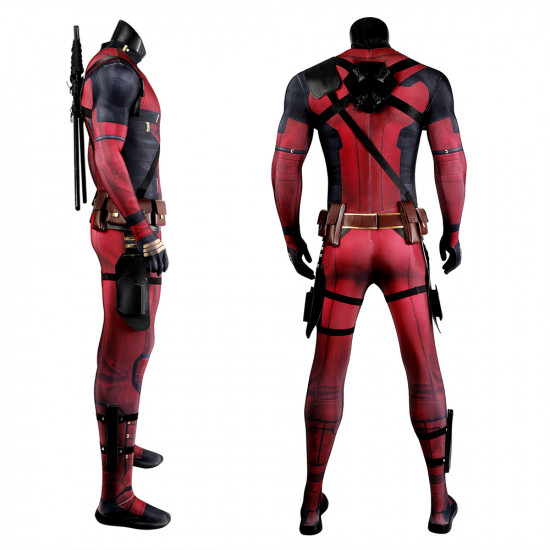 2024 Deadpool 3 Deadpool Cosplay Jumpsuit Full Set 2024 Deadpool 3 Deadpool Cosplay Jumpsuit Full Set