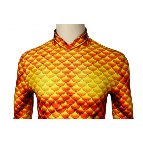 Aquaman Arthur Curry 3D Cosplay Jumpsuit