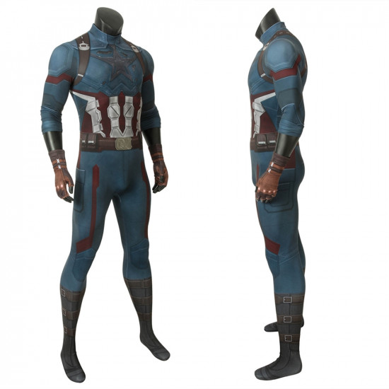 Avengers 3 Infinity War Captain America 3D Jumpsuit Avengers 3 Infinity War Captain America 3D Jumpsuit