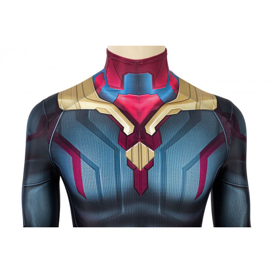 Avengers 3 Vision Jumpsuit 3D Cosplay Suit