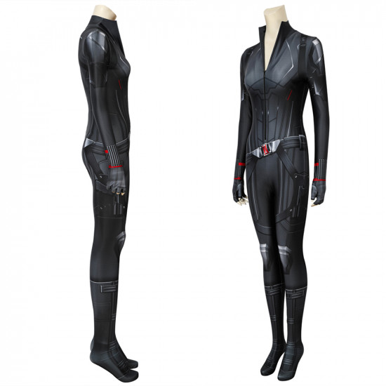 Avengers 4: Endgame Black Widow Natasha Romanoff Black 3D Jumpsuit Avengers 4: Endgame Black Widow Natasha Romanoff Black 3D Jumpsuit