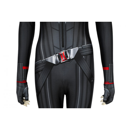 Avengers 4: Endgame Black Widow Natasha Romanoff Black 3D Jumpsuit Avengers 4: Endgame Black Widow Natasha Romanoff Black 3D Jumpsuit