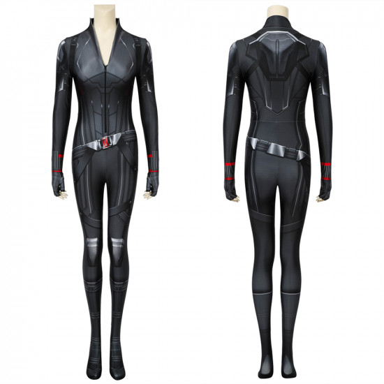 Avengers 4: Endgame Black Widow Natasha Romanoff Black 3D Jumpsuit Avengers 4: Endgame Black Widow Natasha Romanoff Black 3D Jumpsuit