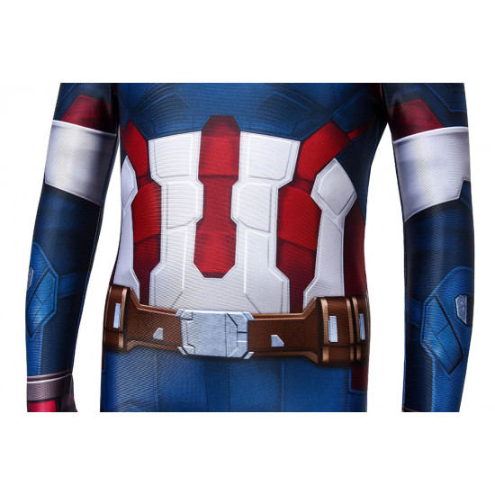 Avengers Age of Ultron Captain America Kids 3D Jumpsuit Avengers Age of Ultron Captain America Kids 3D Jumpsuit