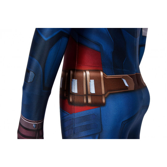 Avengers Age of Ultron Captain America Kids 3D Jumpsuit Avengers Age of Ultron Captain America Kids 3D Jumpsuit