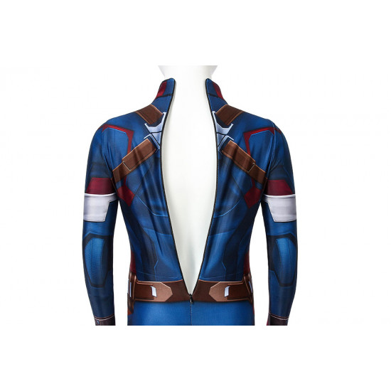 Avengers Age of Ultron Captain America Kids 3D Jumpsuit Avengers Age of Ultron Captain America Kids 3D Jumpsuit