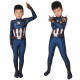 Avengers: Endgame Captain America Kids 3D Zentai Jumpsuit Avengers: Endgame Captain America Kids 3D Zentai Jumpsuit