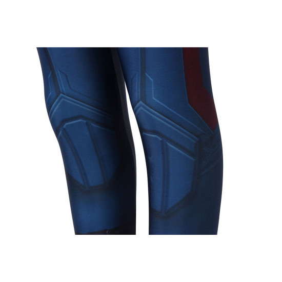 Avengers: Endgame Captain America Kids 3D Zentai Jumpsuit Avengers: Endgame Captain America Kids 3D Zentai Jumpsuit