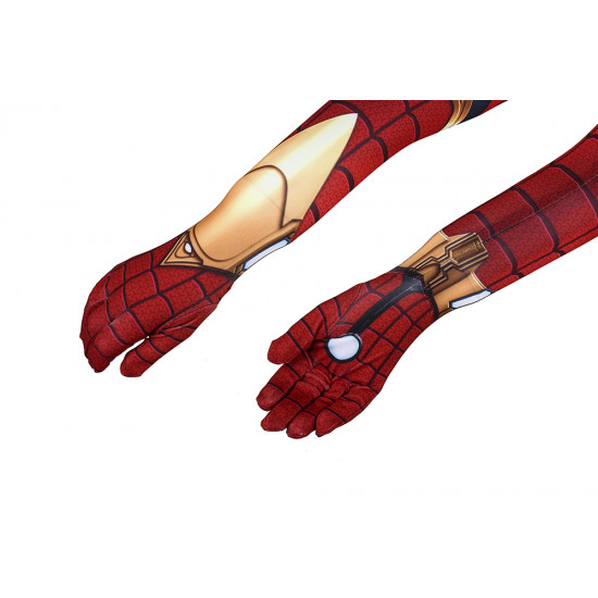 Avengers: Endgame Iron Spiderman Kids 3D Zentai Jumpsuit Avengers: Endgame Iron Spiderman Kids 3D Zentai Jumpsuit
