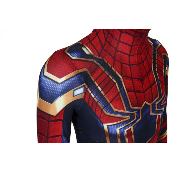 Avengers: Endgame Iron Spiderman Kids 3D Zentai Jumpsuit Avengers: Endgame Iron Spiderman Kids 3D Zentai Jumpsuit
