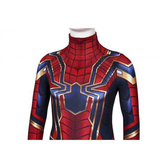 Avengers: Endgame Iron Spiderman Kids 3D Zentai Jumpsuit Avengers: Endgame Iron Spiderman Kids 3D Zentai Jumpsuit