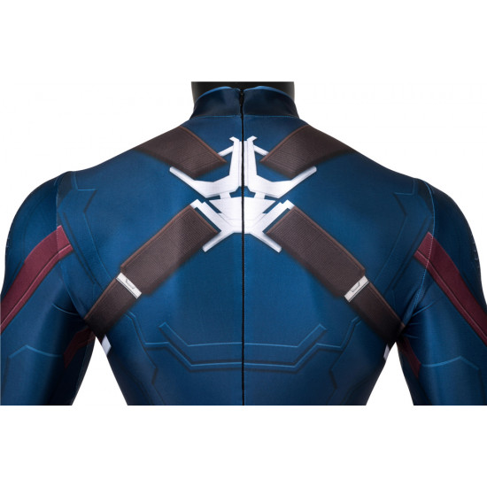 Avengers: Endgame Steven Rogers Captain America 3D Jumpsuit Avengers: Endgame Steven Rogers Captain America 3D Jumpsuit