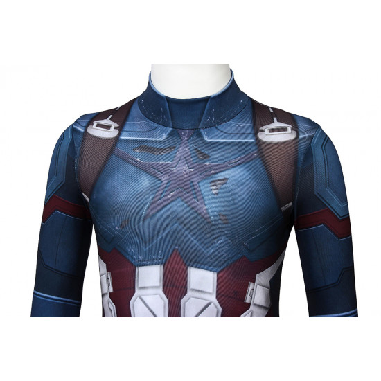 Avengers Infinity War Captain America Kids 3D Jumpsuit Avengers Infinity War Captain America Kids 3D Jumpsuit