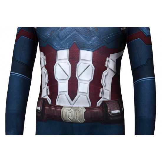 Avengers Infinity War Captain America Kids 3D Jumpsuit Avengers Infinity War Captain America Kids 3D Jumpsuit