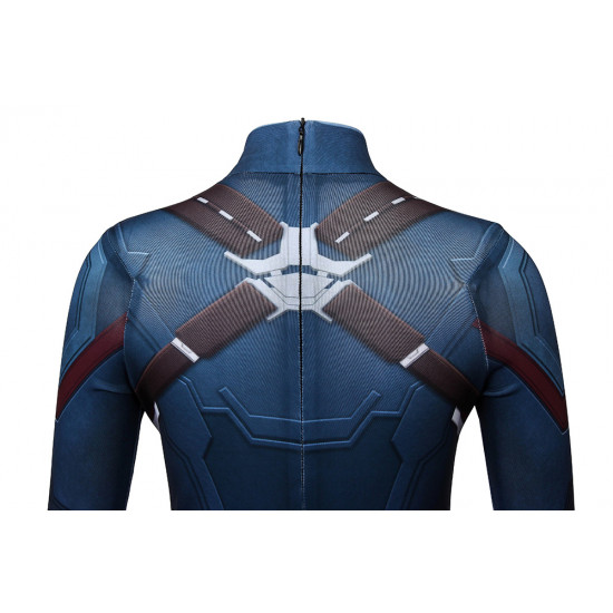 Avengers Infinity War Captain America Kids 3D Jumpsuit Avengers Infinity War Captain America Kids 3D Jumpsuit