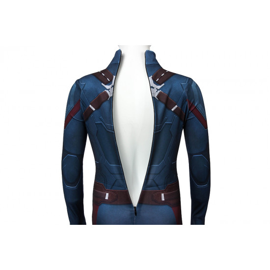 Avengers Infinity War Captain America Kids 3D Jumpsuit Avengers Infinity War Captain America Kids 3D Jumpsuit