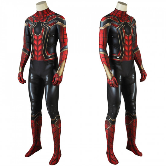 Avengers Infinity War Spider Man Cosplay Costume 3D Printed Jumpsuit Avengers Infinity War Spider Man Cosplay Costume 3D Printed Jumpsuit