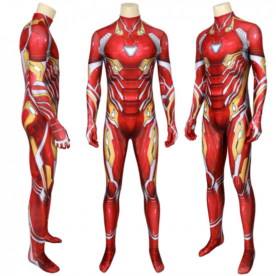 Avengers Iron Man Tony Stark Nanotech Suit Cosplay Jumpsuit Avengers Iron Man Tony Stark Nanotech Suit Cosplay Jumpsuit
