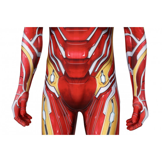 Avengers Iron Man Tony Stark Nanotech Suit Cosplay Jumpsuit Avengers Iron Man Tony Stark Nanotech Suit Cosplay Jumpsuit