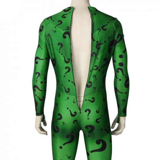 Batman Forever Riddler Green Cosplay Jumpsuit Batman Forever Riddler Green Cosplay Jumpsuit