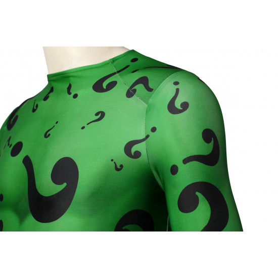 Batman Forever Riddler Green Cosplay Jumpsuit Batman Forever Riddler Green Cosplay Jumpsuit
