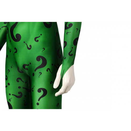 Batman Forever Riddler Green Cosplay Jumpsuit Batman Forever Riddler Green Cosplay Jumpsuit