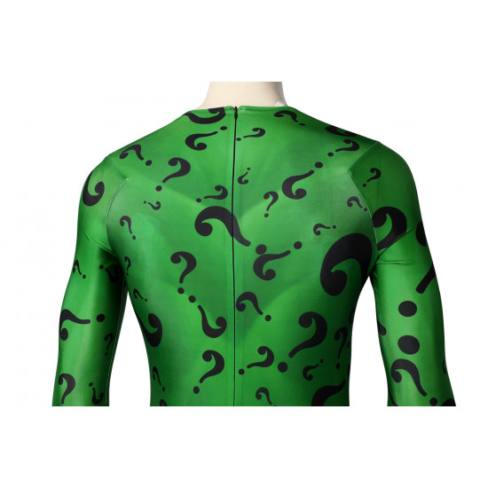 Batman Forever Riddler Green Cosplay Jumpsuit Batman Forever Riddler Green Cosplay Jumpsuit
