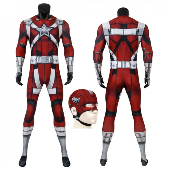 Black Widow Red Guardian 3D Printed Jumpsuit Black Widow Red Guardian 3D Printed Jumpsuit