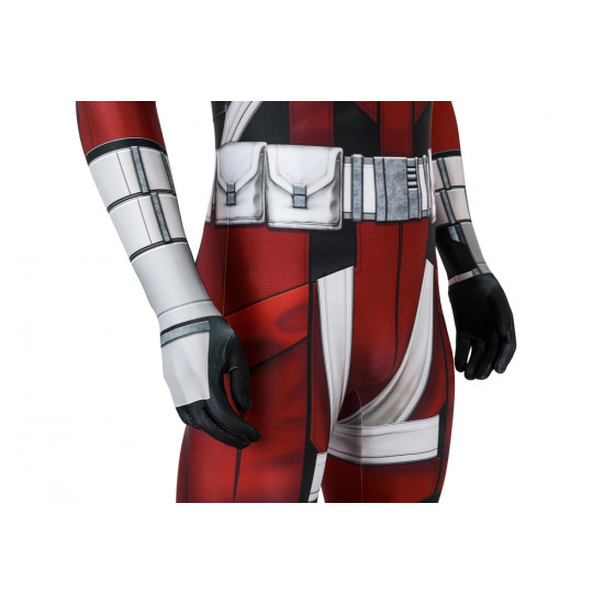 Black Widow Red Guardian 3D Printed Jumpsuit Black Widow Red Guardian 3D Printed Jumpsuit