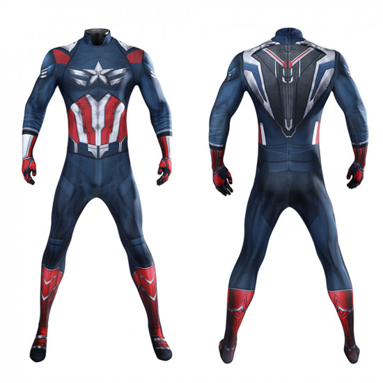 Captain America 4 Sam Wilson Cosplay Jumpsuit Captain America 4 Sam Wilson Cosplay Jumpsuit
