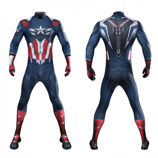 Captain America 4 Sam Wilson Cosplay Jumpsuit Captain America 4 Sam Wilson Cosplay Jumpsuit