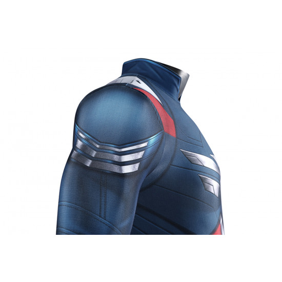 Captain America 4 Sam Wilson Cosplay Jumpsuit Captain America 4 Sam Wilson Cosplay Jumpsuit