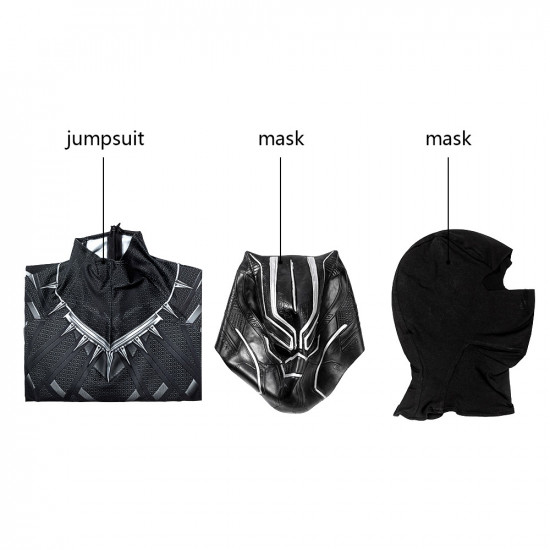 Civil War Black Panther T'Challa 3D Jumpsuit Civil War Black Panther T'Challa 3D Jumpsuit