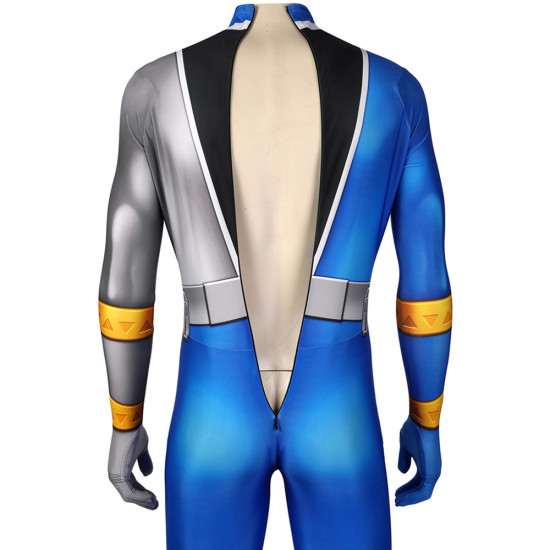 KISHIRYU SENTAI RYUSOULGER Blue Solider Cosplay Suit KISHIRYU SENTAI RYUSOULGER Blue Solider Cosplay Suit