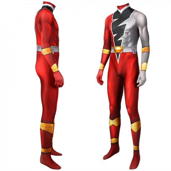 KISHIRYU SENTAI RYUSOULGER Red Solider Cosplay Suit KISHIRYU SENTAI RYUSOULGER Red Solider Cosplay Suit