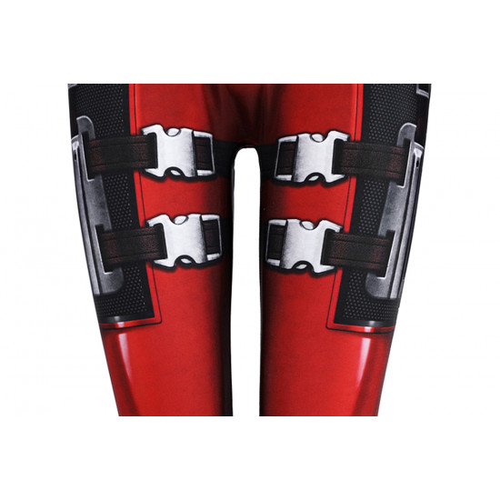 Lady Deadpool Female Deadpool Cosplay Jumpsuit