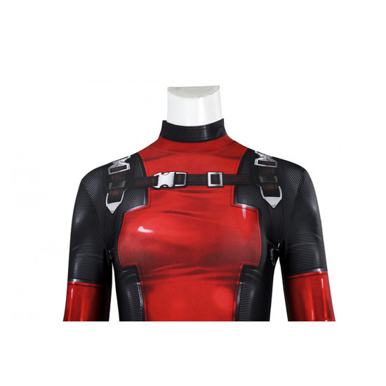 Lady Deadpool Female Deadpool Cosplay Jumpsuit