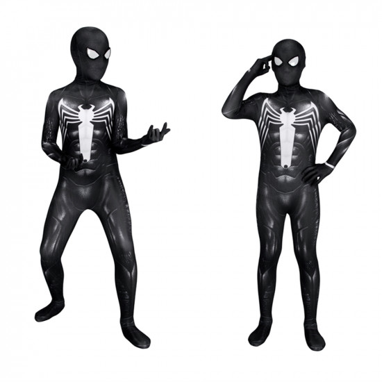Marvel Spider-Man 2 Venom Black Suit Kids Jumpsuit Marvel Spider-Man 2 Venom Black Suit Kids Jumpsuit