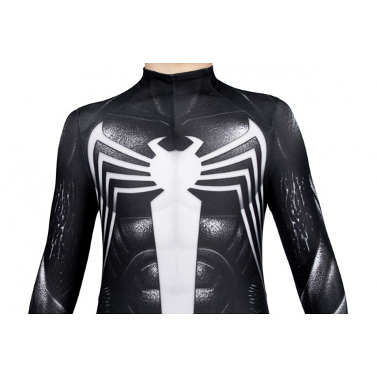 Marvel Spider-Man 2 Venom Black Suit Kids Jumpsuit Marvel Spider-Man 2 Venom Black Suit Kids Jumpsuit