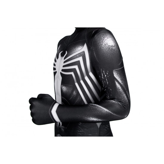 Marvel Spider-Man 2 Venom Black Suit Kids Jumpsuit Marvel Spider-Man 2 Venom Black Suit Kids Jumpsuit