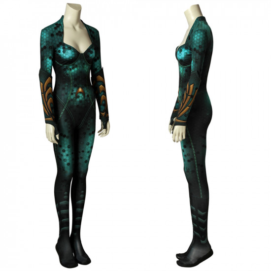 Movie Aquaman Mera 3D Jumpsuit