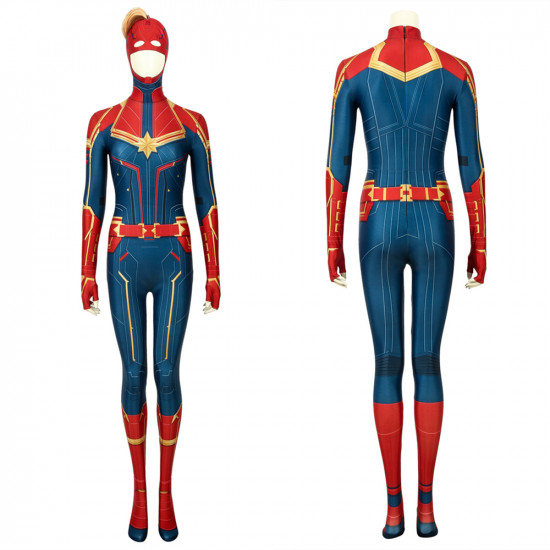 Movie Captain Marvel 3D Cosplay Jumpsuit Movie Captain Marvel 3D Cosplay Jumpsuit