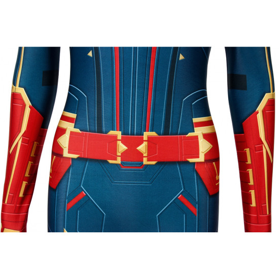 Movie Captain Marvel 3D Cosplay Jumpsuit Movie Captain Marvel 3D Cosplay Jumpsuit