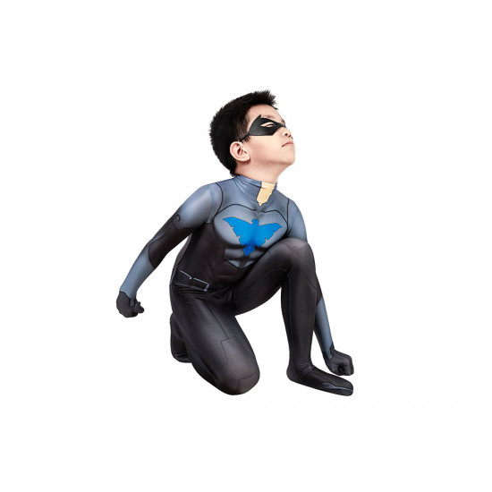 Nightwing Son of Batman Kids 3D Jumpsuit Nightwing Son of Batman Kids 3D Jumpsuit