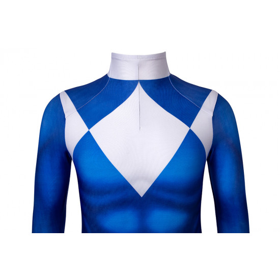 Power Rangers Billy Blue Ranger Kids 3D Jumpsuit Power Rangers Billy Blue Ranger Kids 3D Jumpsuit