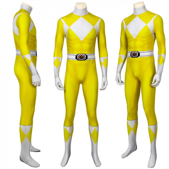 Power Rangers Boy Tiger Ranger Male 3D Jumpsuit Power Rangers Boy Tiger Ranger Male 3D Jumpsuit